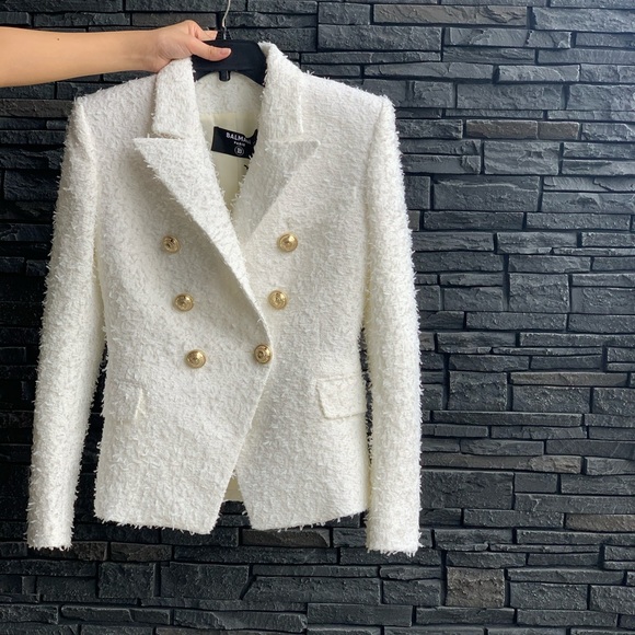 Balmain Jackets & Blazers - Brand New Balmain Tweed Blazer ($2795 Retail)
